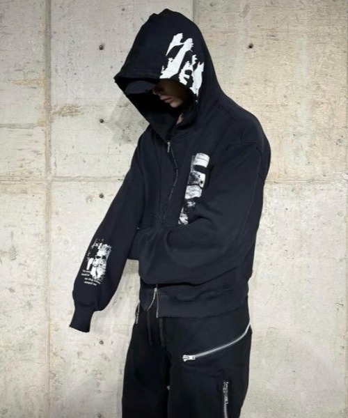 らぐな ROARINGRAD】WASHED HOODIE ZIP-UP 2（パーカー）｜ROARINGRAD