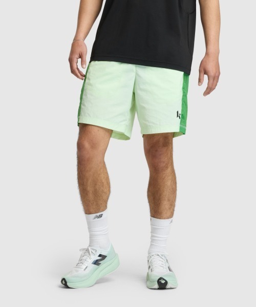 Kinetics(キネティクス)の「New Balance Klutch Men's Crinkle Woven Short(ニューバランス クラッチ クリンクル ウーブン ショート)(その他パンツ・メンズ・ベージュ系/グリーン系・LARGE/X-LARGE/XX-LARGE/SMALL/MEDIUM)」の9枚目の写真