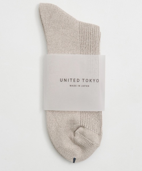 UNITED TOKYO(ユナイテッドトウキョウ)の「DRY FIT PAPER SOCKS(ソックス/靴下・メンズ・ホワイト/ブラック/グレー・FREE)」の1枚目の写真