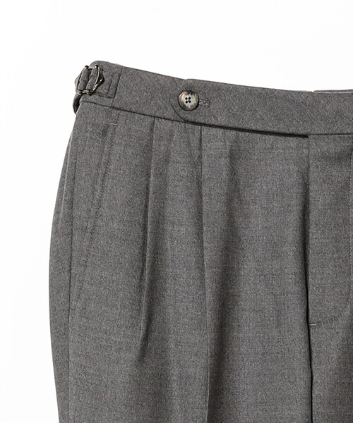 別注】GTA / HERRICK ウール サキソニー サイドアジャスター 2プリーツ