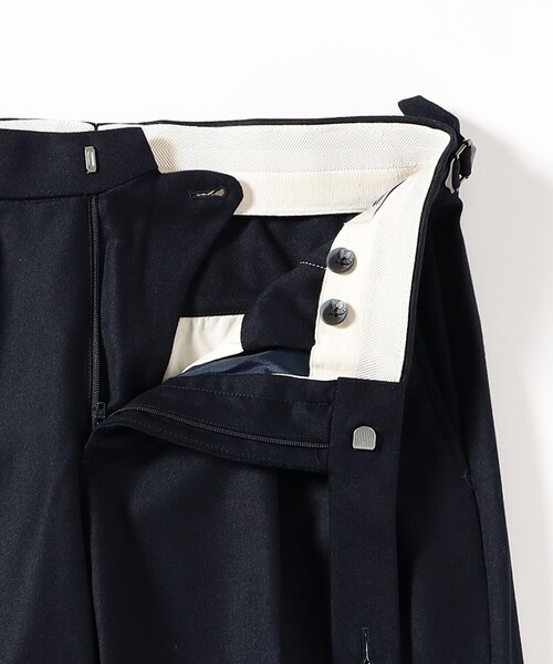 別注】GTA / HERRICK ウール サキソニー サイドアジャスター 2プリーツ