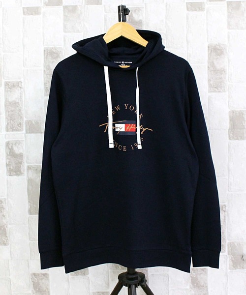 TOMMY HILFIGER(トミーヒルフィガー)の「サークルロゴグラフィックスウェットパーカー(パーカー・メンズ・グレー/ネイビー/ホワイト・M/L/XL)」の9枚目の写真