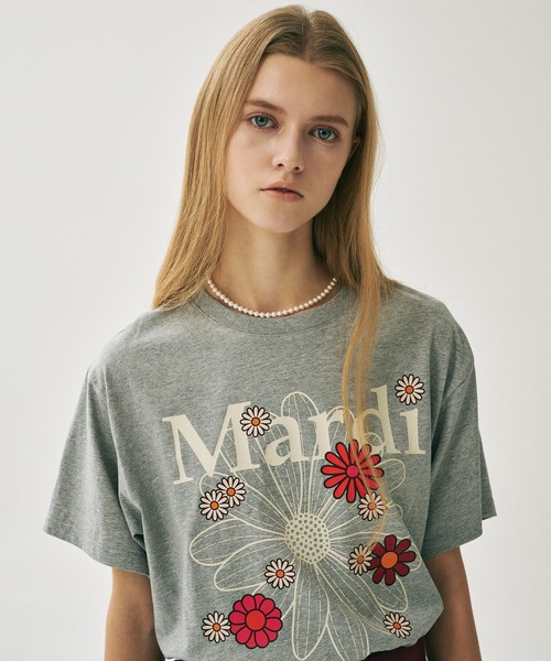 ★MARDI MERCREDI★TSHIRT FLOWERMARDI BLOSSOM★大人気★ TSHIRT FLOWERMARDI BLOSSOM（Tシャツ/カットソー）｜Mardi