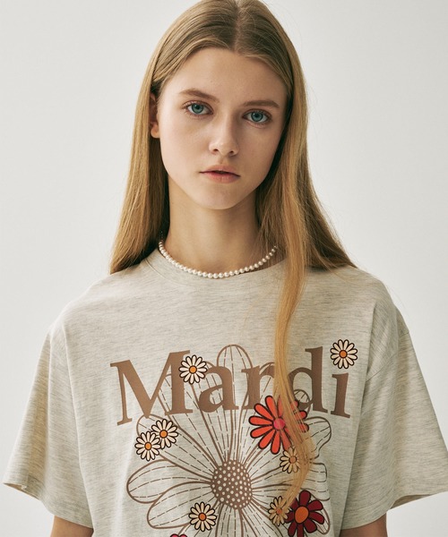 ★MARDI MERCREDI★TSHIRT FLOWERMARDI BLOSSOM★大人気★ Mardi Mercredi tシャツ TSHIRT FLOWERMARDI BLOSSOM レディース