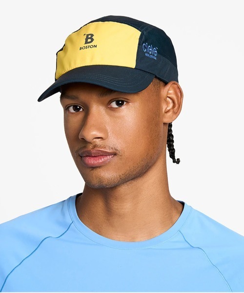 go slow caravan（ゴースローキャラバン）の「Ciele/シエル　Athletics GO Cap SC-Comp-WWM City（キャップ・メンズ・その他1/ホワイト系その他2/ブラック/オレンジ・FREE）」の4枚目の写真