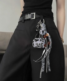 SETUP7（セットアップセブン）の「【SETUP7】アニマル柄ストラップ バッグチャーム/スマホチャーム/キーホルダー ハートモチーフ  KNF-TP（チャーム）」