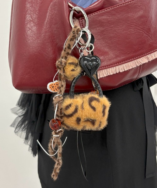 セール】【SETUP7】アニマル柄ストラップ バッグチャーム/スマホ