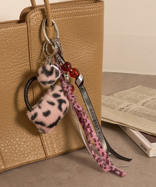 セール】【SETUP7】アニマル柄ストラップ バッグチャーム/スマホ