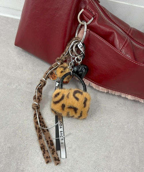 セール】【SETUP7】アニマル柄ストラップ バッグチャーム/スマホ
