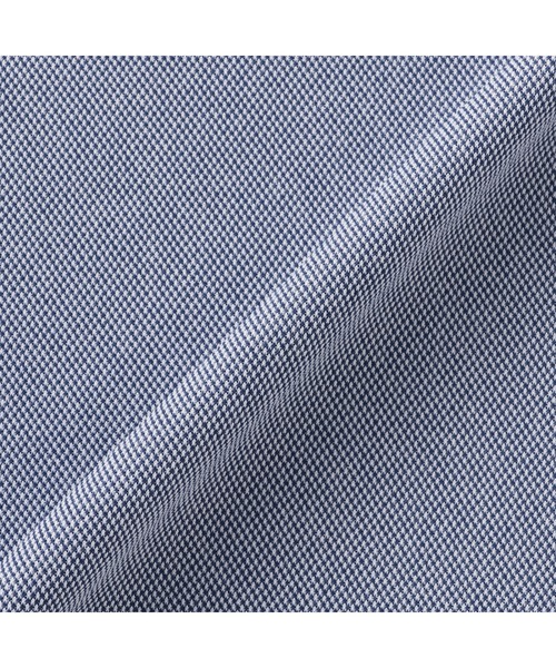 TOKYO SHIRTS（トウキョウシャツ）の「ビズポロ コンフォートドライ 半袖ポロシャツ（ポロシャツ・メンズ・ブルー・M/L/LL/XL/S）」の5枚目の写真