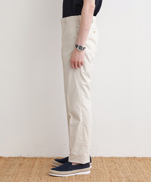 TAKEO KIKUCHI（タケオキクチ）の「COOLMAX（R）サマーへリンボン（スラックス・メンズ・ベージュ/ネイビー/オフホワイト・02/03/04）」の6枚目の写真