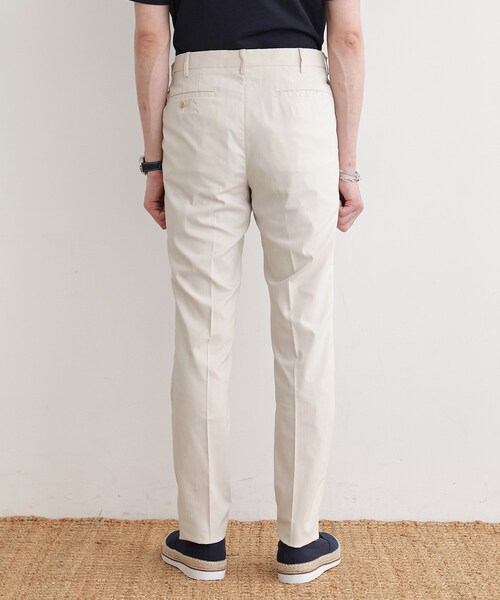 TAKEO KIKUCHI（タケオキクチ）の「COOLMAX（R）サマーへリンボン（スラックス・メンズ・ベージュ/ネイビー/オフホワイト・02/03/04）」の7枚目の写真