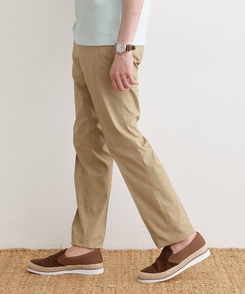 TAKEO KIKUCHI（タケオキクチ）の「COOLMAX（R）サマーへリンボン（スラックス・メンズ・ベージュ/ネイビー/オフホワイト・02/03/04）」の16枚目の写真