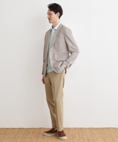 TAKEO KIKUCHI（タケオキクチ）の「COOLMAX（R）サマーへリンボン（スラックス・メンズ・ベージュ/ネイビー/オフホワイト・02/03/04）」の18枚目の写真