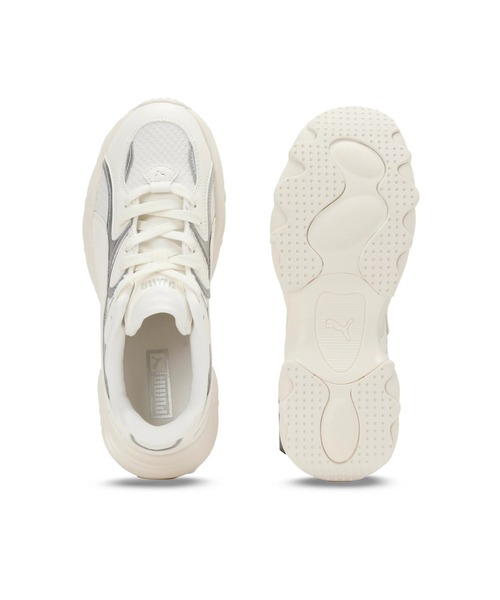 ベ*ピ様 D.A.T.E. ホワイトレザースニーカー ファー付き　超美品❣️ PUMA スニーカー PULSAR LITE SHIMMERY WNS（プーマ パルサー