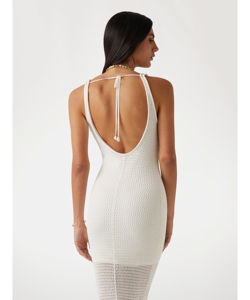 Guess(ゲス)の「SL Double Scoop Verdes Maxi Dress ワンピース ドレス(ワンピース・レディース・その他/ブラック・X-SMALL/SMALL/MEDIUM)」の4枚目の写真