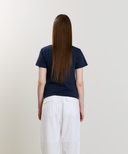LUVISTRUE(ラヴイズトゥルー)の「SM FRILL TEE(Tシャツ/カットソー・レディース・ネイビー/ブラック・FREE)」の13枚目の写真