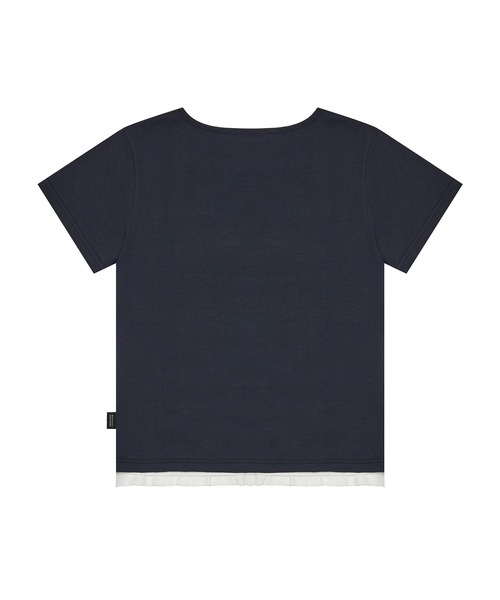 LUVISTRUE(ラヴイズトゥルー)の「SM FRILL TEE(Tシャツ/カットソー・レディース・ネイビー/ブラック・FREE)」の15枚目の写真