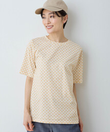 【接触冷感・UVカット】オーガニックコットン総プリントTシャツ