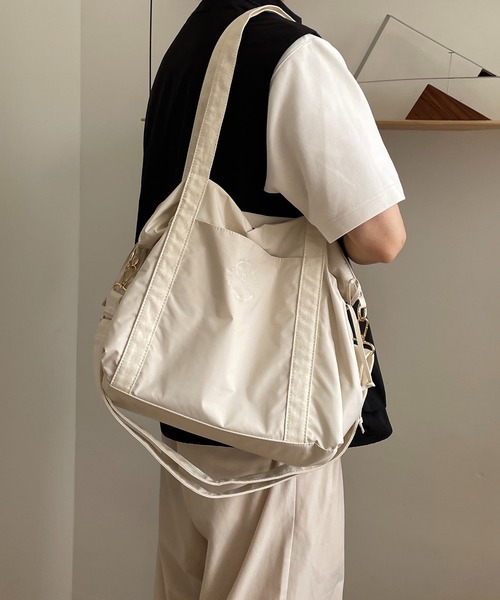 INTER FACTORY（インターファクトリー）の「choco - マザーズバッグ made in INTER FACTORY（トートバッグ・レディース・アイボリー/ベージュ・FREE）」の10枚目の写真