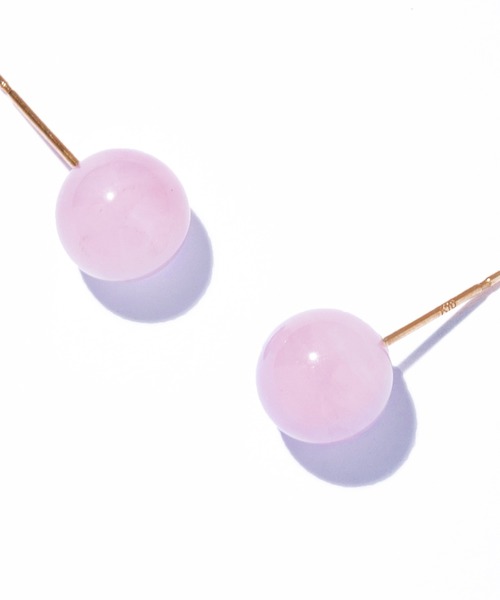 les bonbon(ルボンボン)の「【les bonbon】tender pierce/テンダー ピアス(ピアス(両耳用)・レディース・ピンク・FREE)」の4枚目の写真