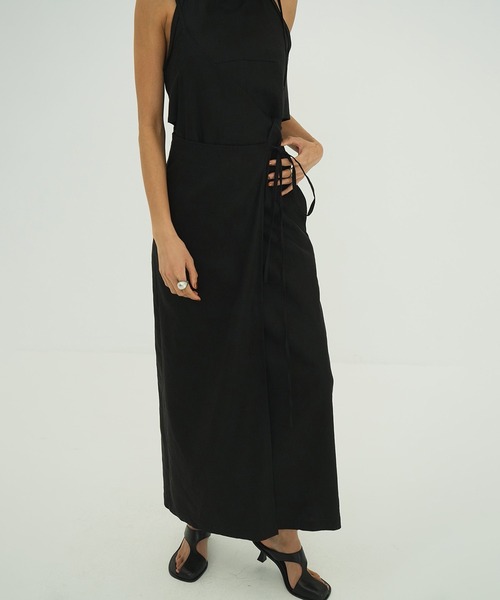 セール】DRAPE WRAP CAMI SKIRT（スカート）｜CLANE（クラネ）の