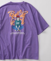 Red Cap Girl（レッドキャプガール）の「【70】【RCG】ワンポイント刺繍 ガールイラスト バックプリントTシャツ バックプリント オーバーサイズ（Tシャツ/カットソー）」