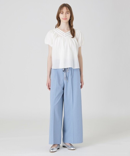 ☆BLUE LABEL CRESTBRIDGE☆ホワイトシャツ ベルトサイズ36 BLUE LABEL CRESTBRIDGE（ブルーレーベルクレストブリッジ）の