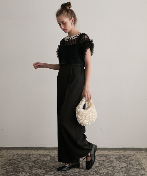 BONLECILL noir(ボンルシールノワール)の「【BONLECILL noir】パールつけ襟ネックレス/チョーカー(ネックレス・レディース・ホワイト系4/ホワイト系3/ホワイト系1/ホワイト系2・FREE)」の15枚目の写真