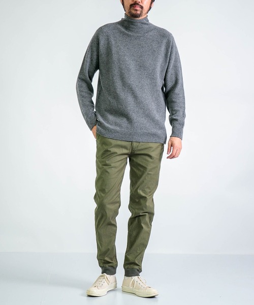 SPELLBOUND（スペルバウンド）の「[ SPELLBOUND / スペルバウンド ] リラクシングチノストレッチ リブイージートラウザー（チノパンツ・メンズ・ベージュ/オリーブ/ブラック・32inch/30inch）」の8枚目の写真