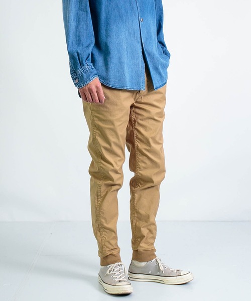 SPELLBOUND（スペルバウンド）の「[ SPELLBOUND / スペルバウンド ] リラクシングチノストレッチ リブイージートラウザー（チノパンツ・メンズ・ベージュ/オリーブ/ブラック・32inch/30inch）」の6枚目の写真