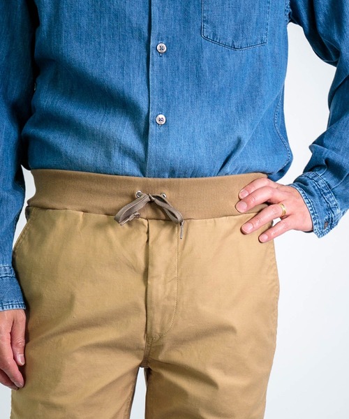 SPELLBOUND（スペルバウンド）の「[ SPELLBOUND / スペルバウンド ] リラクシングチノストレッチ リブイージートラウザー（チノパンツ・メンズ・ベージュ/オリーブ/ブラック・32inch/30inch）」の10枚目の写真