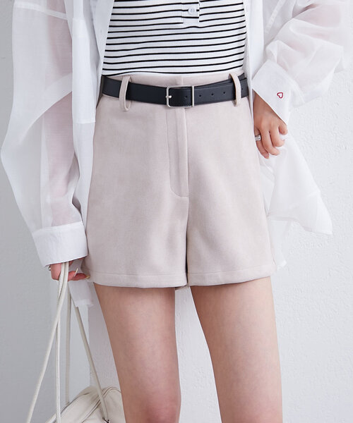 本日限定価格】フェイクスウェードショートパンツ（その他パンツ