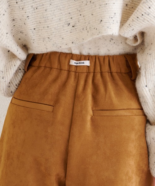 mystic（ミスティック）の「フェイクスウェードショートパンツ（その他パンツ・レディース・アイボリー/ブラウン/キャメル/ブラウン系その他2・2/1）」の22枚目の写真