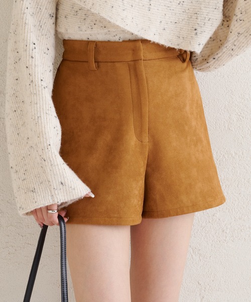 mystic（ミスティック）の「フェイクスウェードショートパンツ（その他パンツ・レディース・アイボリー/ブラウン/キャメル/ブラウン系その他2・2/1）」の14枚目の写真