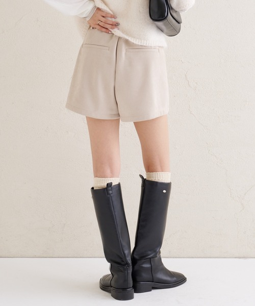 mystic（ミスティック）の「フェイクスウェードショートパンツ（その他パンツ・レディース・アイボリー/ブラウン/キャメル/ブラウン系その他2・2/1）」の11枚目の写真