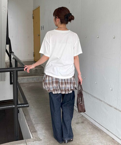 DISCOAT（ディスコート）の「【umm.】チェックバルーンミニスカート（スカート・レディース・ブラウン/キャメル・FREE）」の17枚目の写真