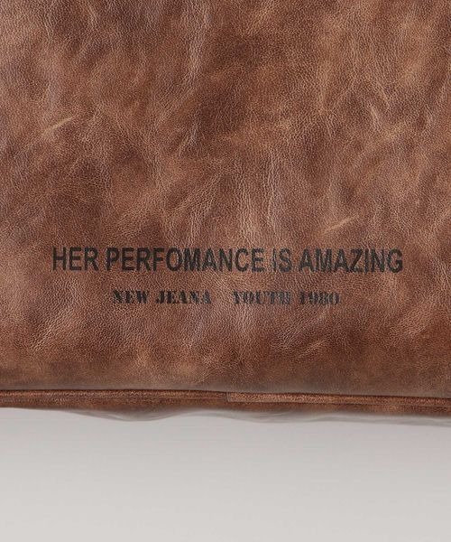 JEANASIS（ジーナシス）の「アンティークチャームツキボストン/496539（ボストンバッグ・レディース・ブラウン/ホワイト/ブラック・FREE）」の6枚目の写真