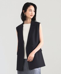 【12/4値下げ】トロピカル 2ボタン ジレ