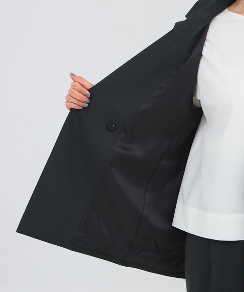 Demi-Luxe BEAMS(デミルクス ビームス)の「【12/4値下げ】トロピカル 2ボタン ジレ(ベスト・レディース・チャコールグレー/ネイビー・36/38)」の5枚目の写真