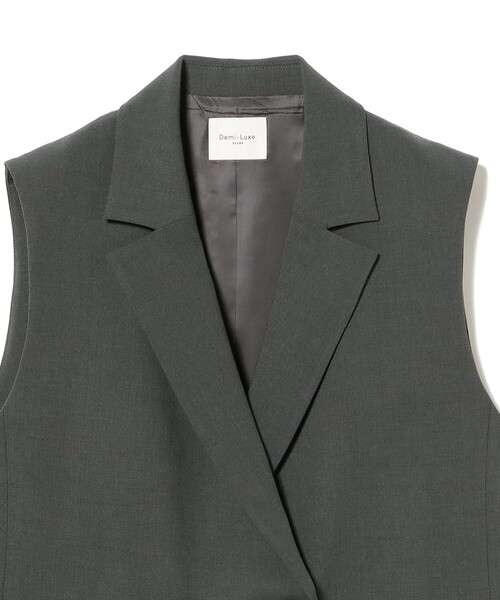 セール】【12/4値下げ】トロピカル 2ボタン ジレ（ベスト）｜Demi-Luxe