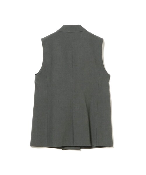 Demi-Luxe BEAMS(デミルクス ビームス)の「【12/4値下げ】トロピカル 2ボタン ジレ(ベスト・レディース・チャコールグレー/ネイビー・36/38)」の12枚目の写真