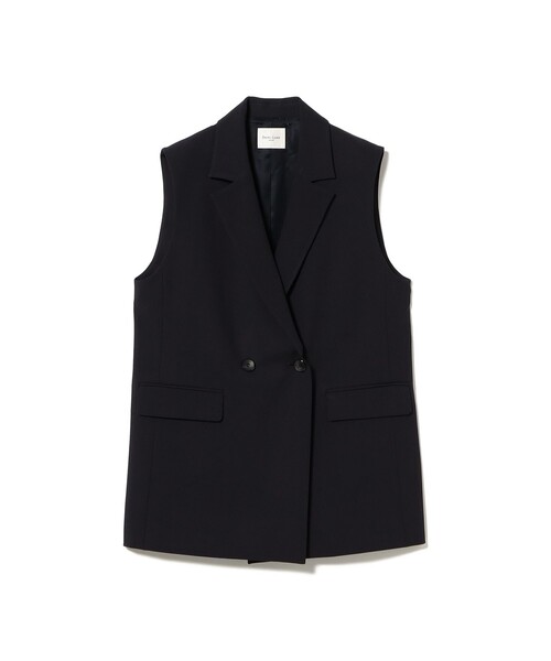 Demi-Luxe BEAMS(デミルクス ビームス)の「【12/4値下げ】トロピカル 2ボタン ジレ(ベスト・レディース・チャコールグレー/ネイビー・36/38)」の14枚目の写真