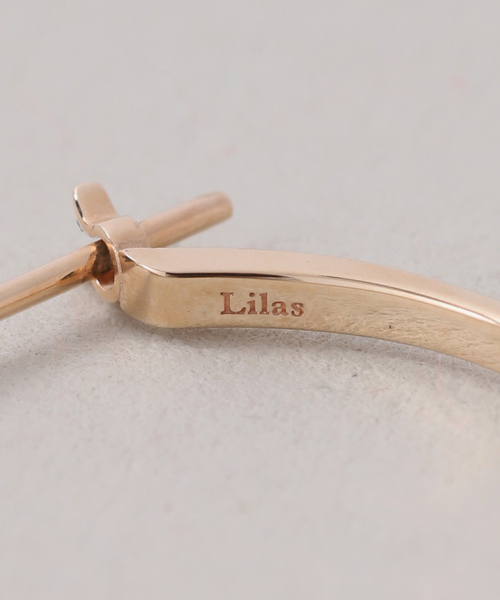 Lilas(リラ)の「arrowライン ピアス K10(両耳)(ピアス(両耳用)・レディース・ゴールド・FREE)」の14枚目の写真