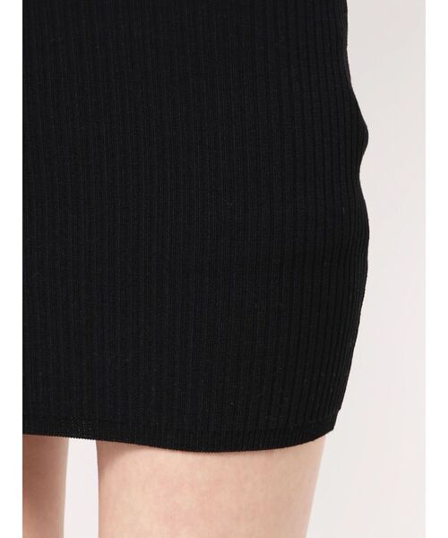 GYDA（ジェイダ）の「GD bijou MOLD ハーフスリーブ ニットワンピース（ワンピース・レディース・ピンク/ブラック/オフホワイト・FREE）」の9枚目の写真