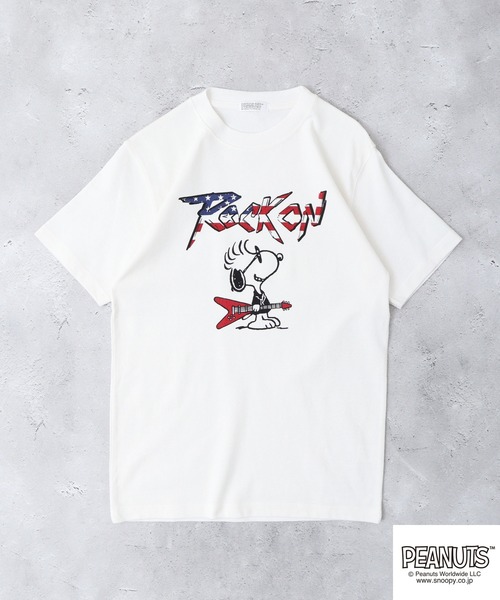 PEANUTS(ピーナッツ)の「PEANUTS プリントTシャツ(Tシャツ/カットソー・メンズ・ブラック/ホワイト系/ブラック系/ホワイト/ブラック系1・S/M/L)」の10枚目の写真