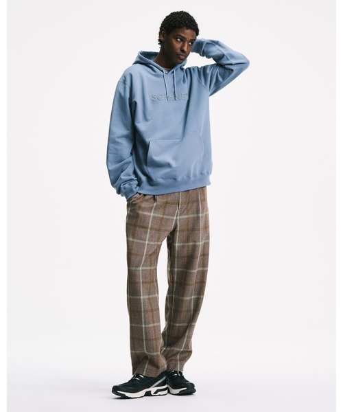 SOPHNET.(ソフネット)の「SAXONY WOOL CHECK RELAX-FIT TUCK SLACKS(スラックス・メンズ・A/B・1/2/3/4)」の5枚目の写真