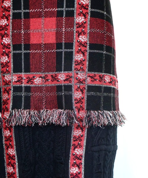 rurumu:（ルルムウ）の「rurumu:/ルルムウ/broken check knit SK