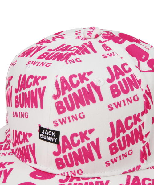 Jack Bunny!!(ジャックバニー)の「【Jack Bunny!!】プリントフラットブリムキャップ (UNISEX)(キャップ・レディース・ホワイト/ネイビー・FREE)」の10枚目の写真