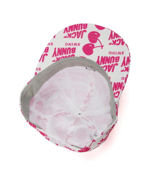 Jack Bunny!!(ジャックバニー)の「【Jack Bunny!!】プリントフラットブリムキャップ (UNISEX)(キャップ・レディース・ホワイト/ネイビー・FREE)」の8枚目の写真